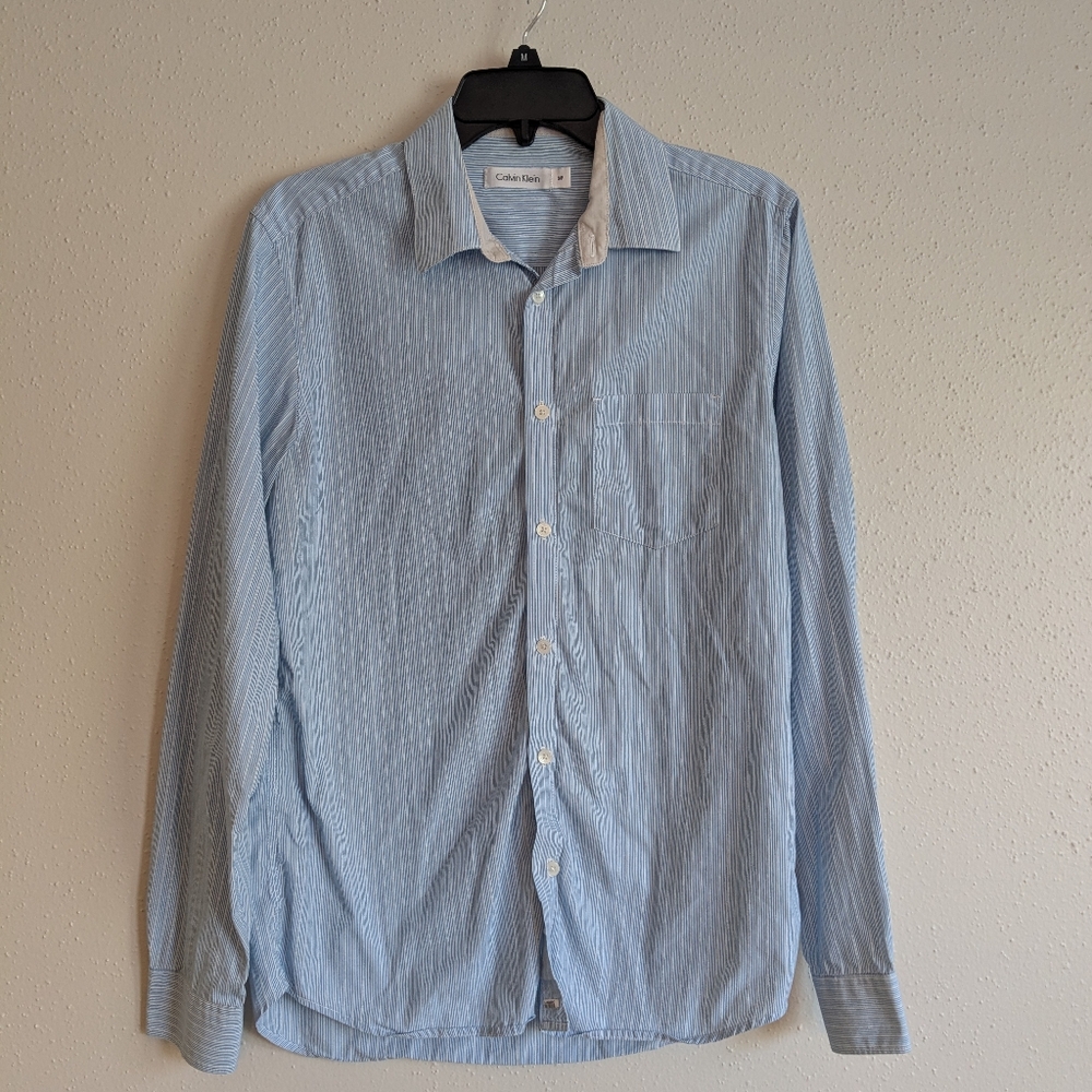 Calvin Klein Sky Blue Casual Shirt